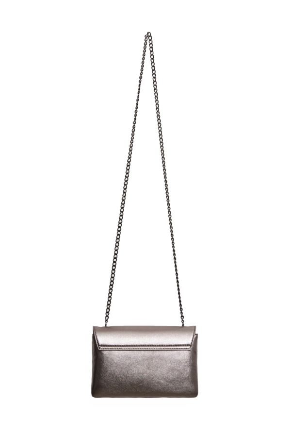 Metallic Premier Silver Handbag