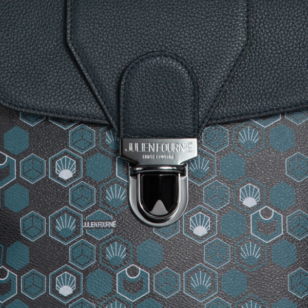 Midnight Blue Handbag Titan Monogramed