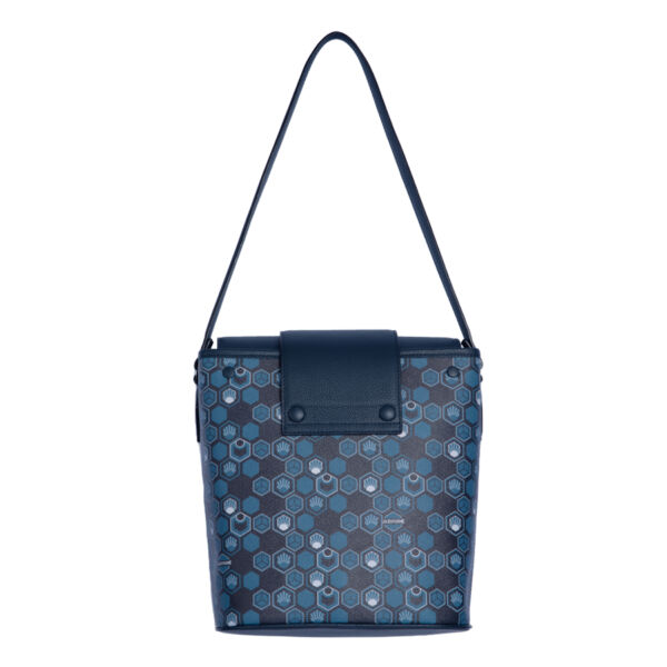 Midnight Blue Handbag Titan Monogramed