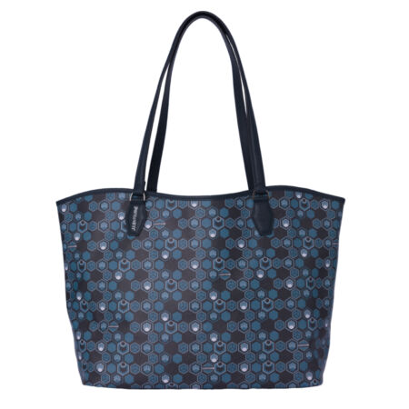 midnight blue tote bag