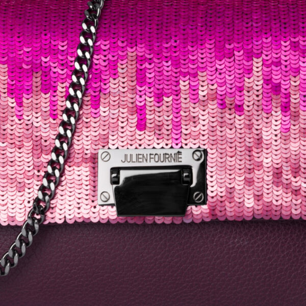 Premier Duo Sequins Pink Handbag